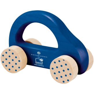 Weiteres Spielmaterial vom Artikel 64008, bellybutton: Nostalgisches Schiebeauto, Greifling aus Holz, Blau, 10cm Weiteres Spielmaterial vom Artikel 64008, bellybutton: Nostalgisches Schiebeauto, Greifling aus Holz, Blau, 10cm