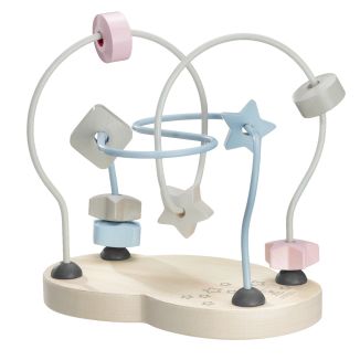 Spielmaterial vom Artikel 64019, bellybutton: Sternchenschleife, Schiebe Motorikspielzeug aus Holz, 18 cm