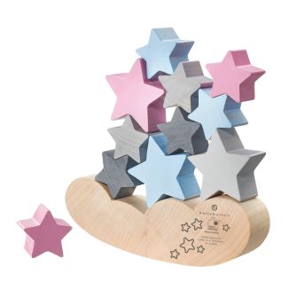 Spielmaterial vom Artikel 64020, bellybutton: Sternenhimmel, kniffeliges Stapelspielzeug mit Sternen zum Ausbalancieren aus Holz, 12 Teile Spielmaterial vom Artikel 64020, bellybutton: Sternenhimmel, kniffeliges Stapelspielzeug mit Sternen zum Ausbalancieren aus Holz, 12 Teile
