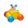 Weiteres Spielmaterial vom Artikel 61048, Topeto, Rollgreifling Maus mit Quietsche aus Holz, 7 cm