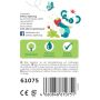 Rückseite der Verpackung vom Artikel 61075, TULIP'S GARDEN by SELECTA® Babywelt: Motorikbrett Gießkanne, 25 cm