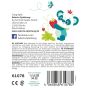 Rückseite der Verpackung vom Artikel 61078, TULIP'S GARDEN by SELECTA® Soft Toy: Activity-Decke Tulip, 83 cm