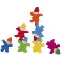 Spielmaterial vom Artikel 62039, Zwergenstapel, Stapelspielzeug aus Holz, 7 Stück