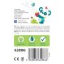 Rückseite der Verpackung vom Artikel 62086, TULIP'S GARDEN by SELECTA® Kleinkindwelt: Steckspiel Blumen, 14 Teile 