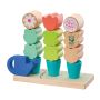 TULIP'S GARDEN by SELECTA® Kleinkindwelt: Steckspiel Blumen, 14 Teile 