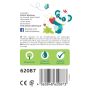 Rückseite der Verpackung vom Artikel 62087, TULIP'S GARDEN by SELECTA® Kleinkindwelt: Entdeckersteine Insektenhotel, 11 Teile