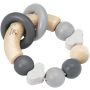 Spielmaterial vom Artikel 64002, bellybutton: Glücksgriff grau, Greifling aus Holz, 7,5 cm