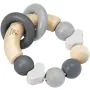 bellybutton: Glücksgriff grau, Greifling aus Holz, 7,5 cm