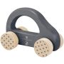 Spielmaterial vom Artikel 64004, bellybutton: Kleiner Flitzer, Greifling aus Holz, Grau, 10cm