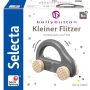 Verpackungsvorderseite aus einem anderen Blickwinkel vom Artikel 64004, bellybutton: Kleiner Flitzer, Greifling aus Holz, Grau, 10cm