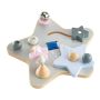 Weiteres Spielmaterial vom Artikel 64029, bellybutton: Sternchenspiel, Mobiles Erlebnisbrett aus Holz, 19 cm