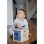 Steiff: Sortierbox mit 4 Holzklötzchen, 16 cm