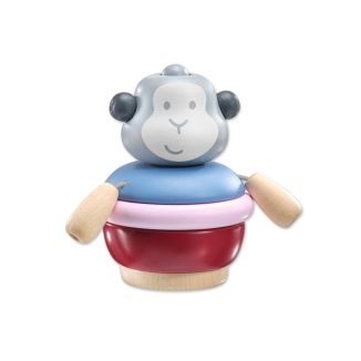 bellybutton: Stapeläffchen Sortier-und Steckspiel aus Holz,  9 cm