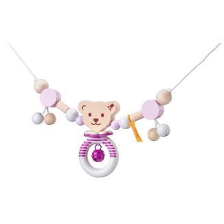 Steiff: Wagenkette rosa, 63 cm