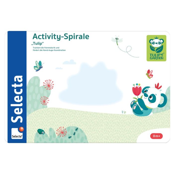 TULIP'S GARDEN by SELECTA® Soft Toy: Activity-Spirale Tulip, 34 cm