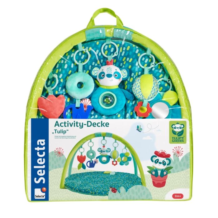 TULIP'S GARDEN by SELECTA® Soft Toy: Activity-Decke Tulip, 83 cm