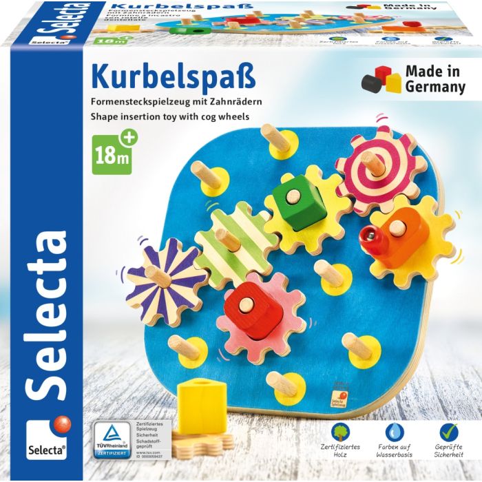 Verpackungsvorderseite aus einem anderen Blickwinkel vom Artikel 62011, Kurbelspaß