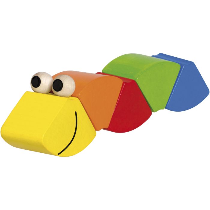 Spielmaterial vom Artikel 62040, Klettwurm Freddi