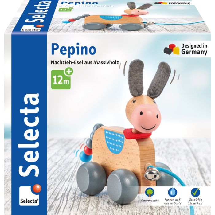 Pepino, Nachzieh-Esel, 13 cm
