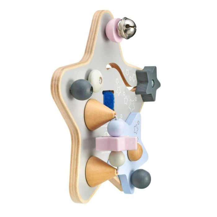 Weiteres Spielmaterial vom Artikel 64029, bellybutton: Sternchenspiel, Mobiles Erlebnisbrett aus Holz, 19 cm