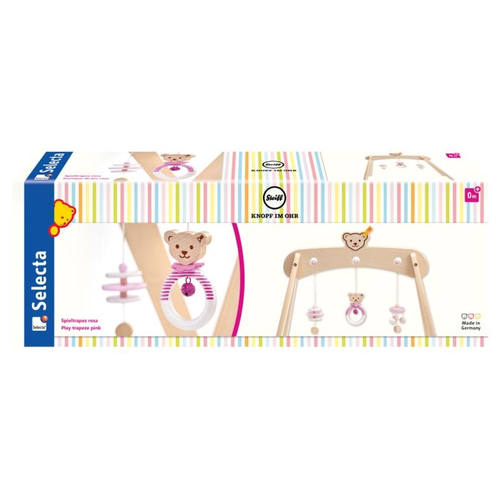 Steiff: Spieltrapez rosa aus Massivholz, 59 cm