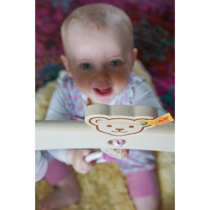 Steiff: Spieltrapez rosa aus Massivholz, 59 cm
