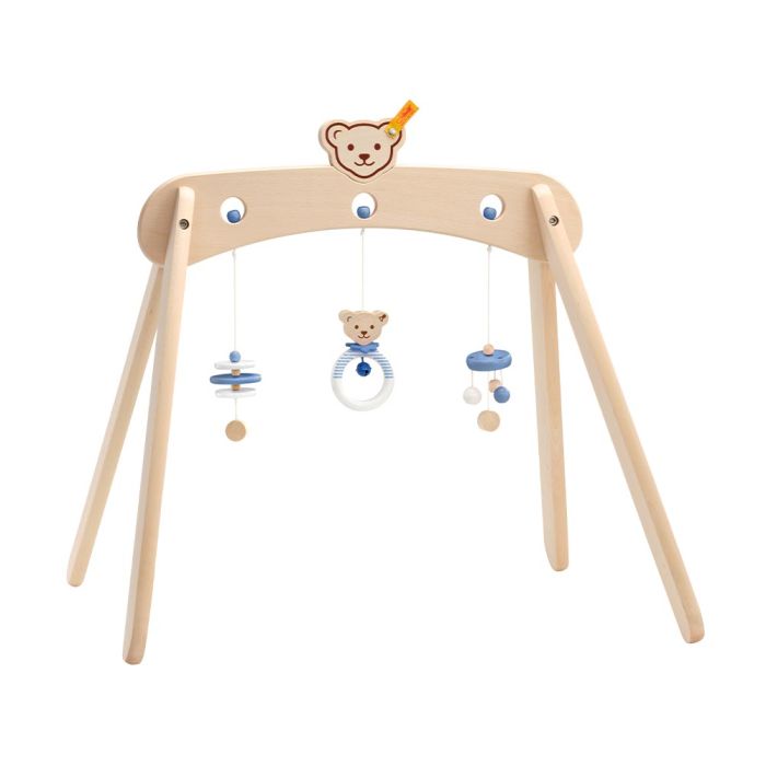 Steiff: Spieltrapez blau aus Massivholz, 59 cm