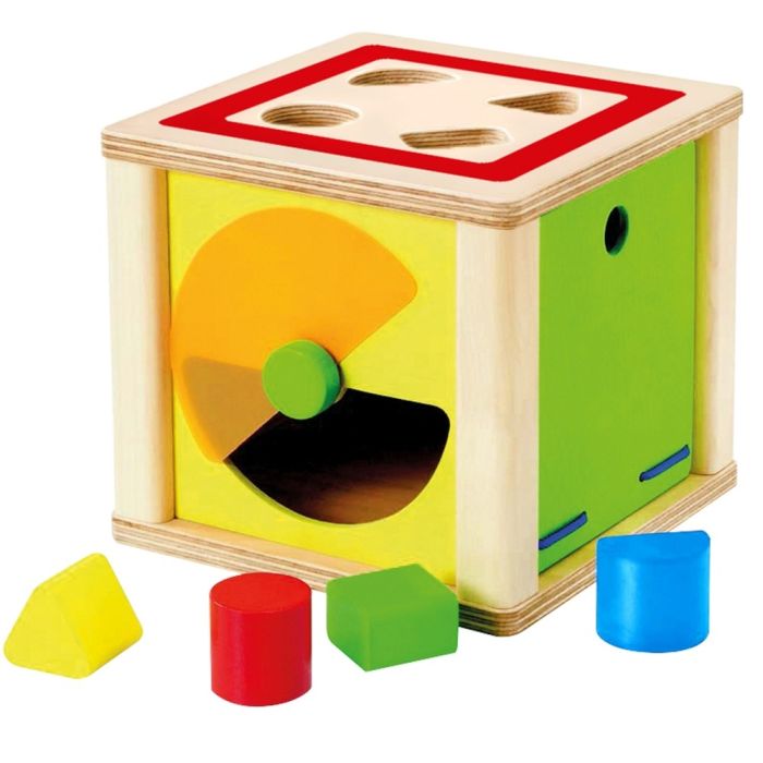 Spielmaterial vom Artikel 62019, Varianto, Sotierbox, Sortier-und Steckspiel, verschiedene Formen aus Holz, 16 cm Spielmaterial vom Artikel 62019, Varianto, Sotierbox, Sortier-und Steckspiel, verschiedene Formen aus Holz, 16 cm