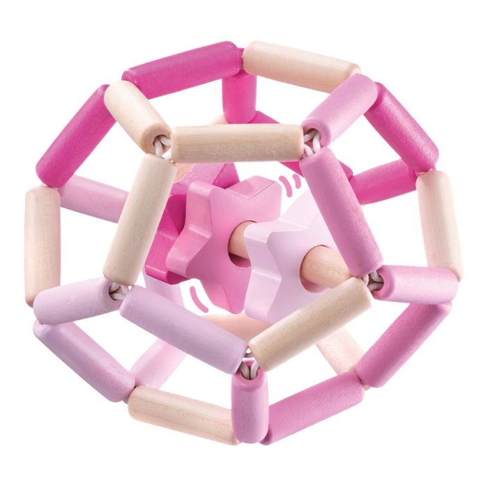 Weiteres Spielmaterial vom Artikel 64021, bellybutton: Sternentanz rosa, elastischer Greiflingsball aus Holz mit Klappersterne, 11,5 cm Weiteres Spielmaterial vom Artikel 64021, bellybutton: Sternentanz rosa, elastischer Greiflingsball aus Holz mit Klappersterne, 11,5 cm