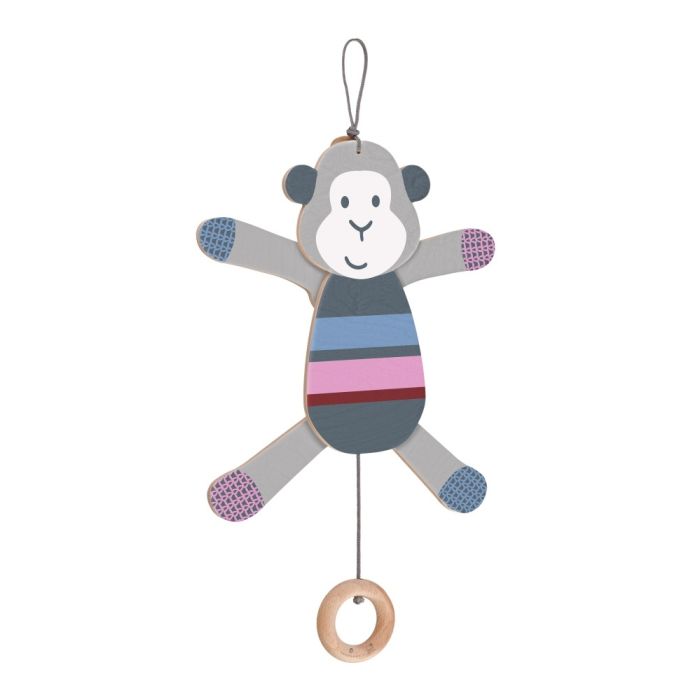 Spielmaterial vom Artikel 64027, bellybutton: Zappeläffchen, Hampelmann Affe aus Holz, 26 cm Spielmaterial vom Artikel 64027, bellybutton: Zappeläffchen, Hampelmann Affe aus Holz, 26 cm