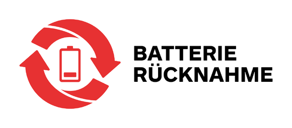 Symbol Batterien und Akkus Rücknahme und entsorgen Symbol Batterien und Akkus Rücknahme und entsorgen